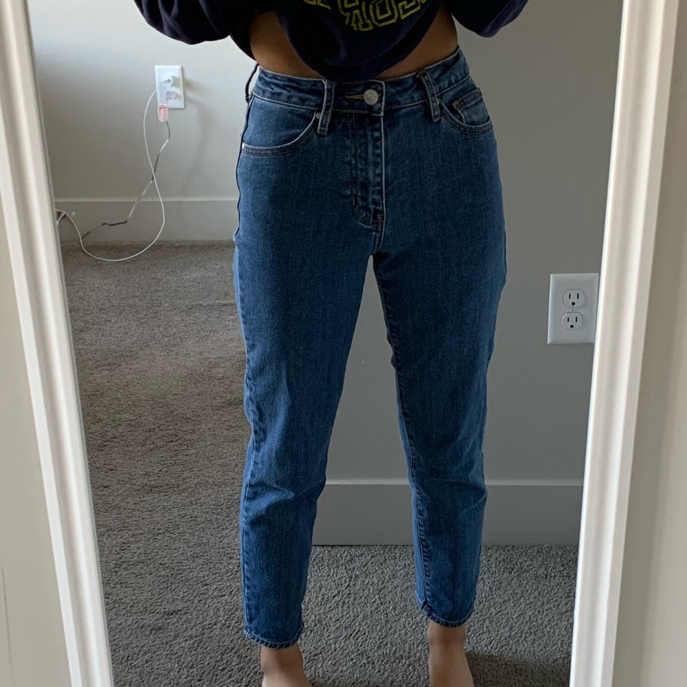 Dark Wash Mom Jeans